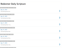 Tablet Screenshot of dailyscripture.redeemer.us